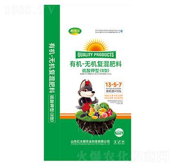 硫酸鉀型有機(jī)無(wú)機(jī)復(fù)混肥料13-5-7-乾十三-紅太朗農(nóng)業(yè)