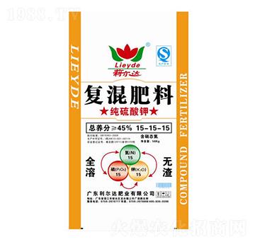 穩(wěn)定性控釋型純硫酸鉀復混肥料15-15-15-利爾達肥業(yè)