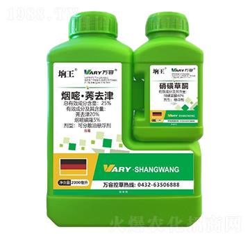 25%煙嘧·莠去津+40%硝磺草酮-坰王-萬(wàn)容